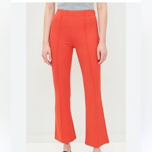 Clare V Le Flare Red Pants Sz S
